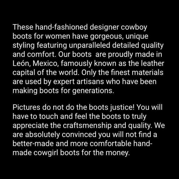 BLACK STAR  Medina (bone)  colored cowboy boots - Picture 4 of 7